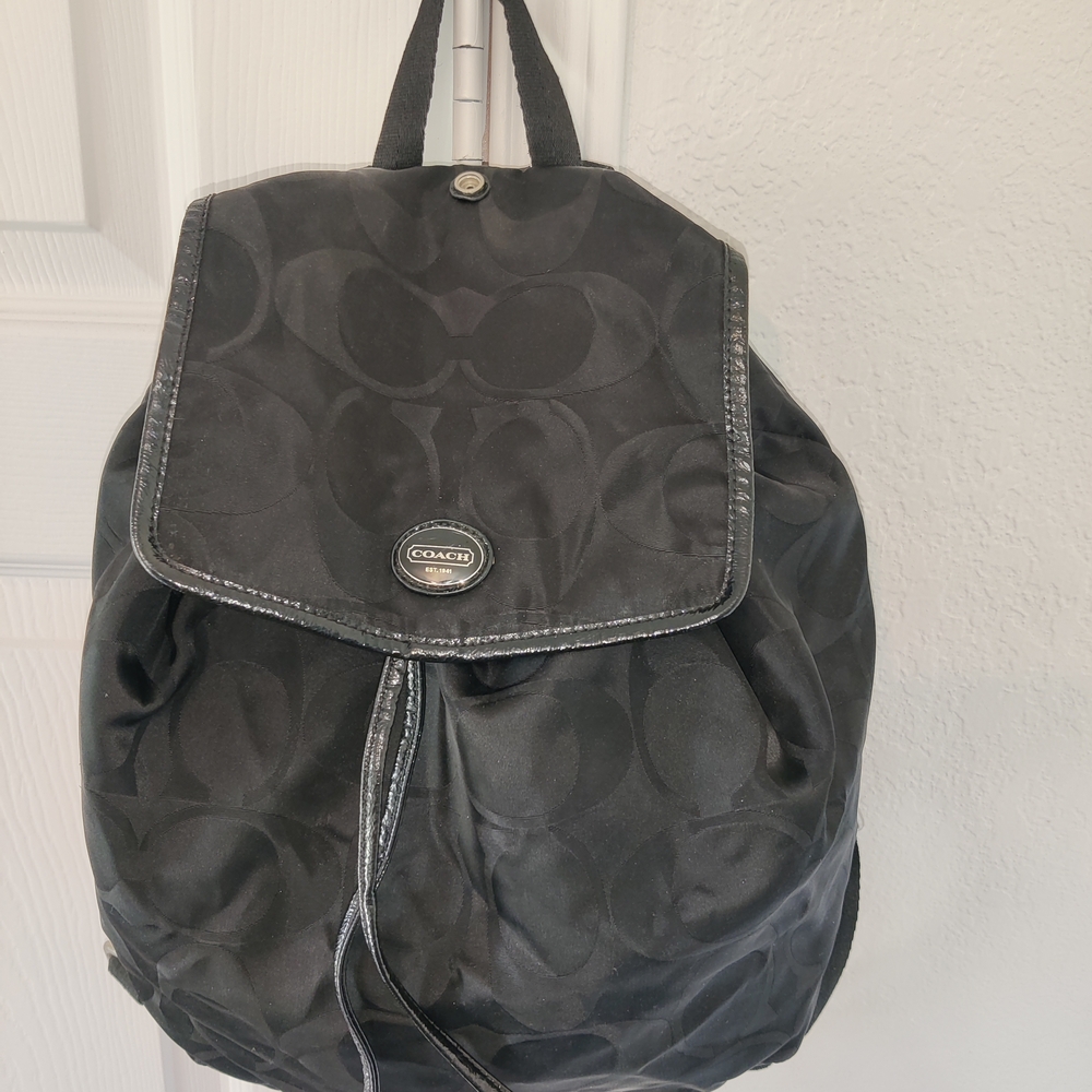Black Coach Women's Backpack